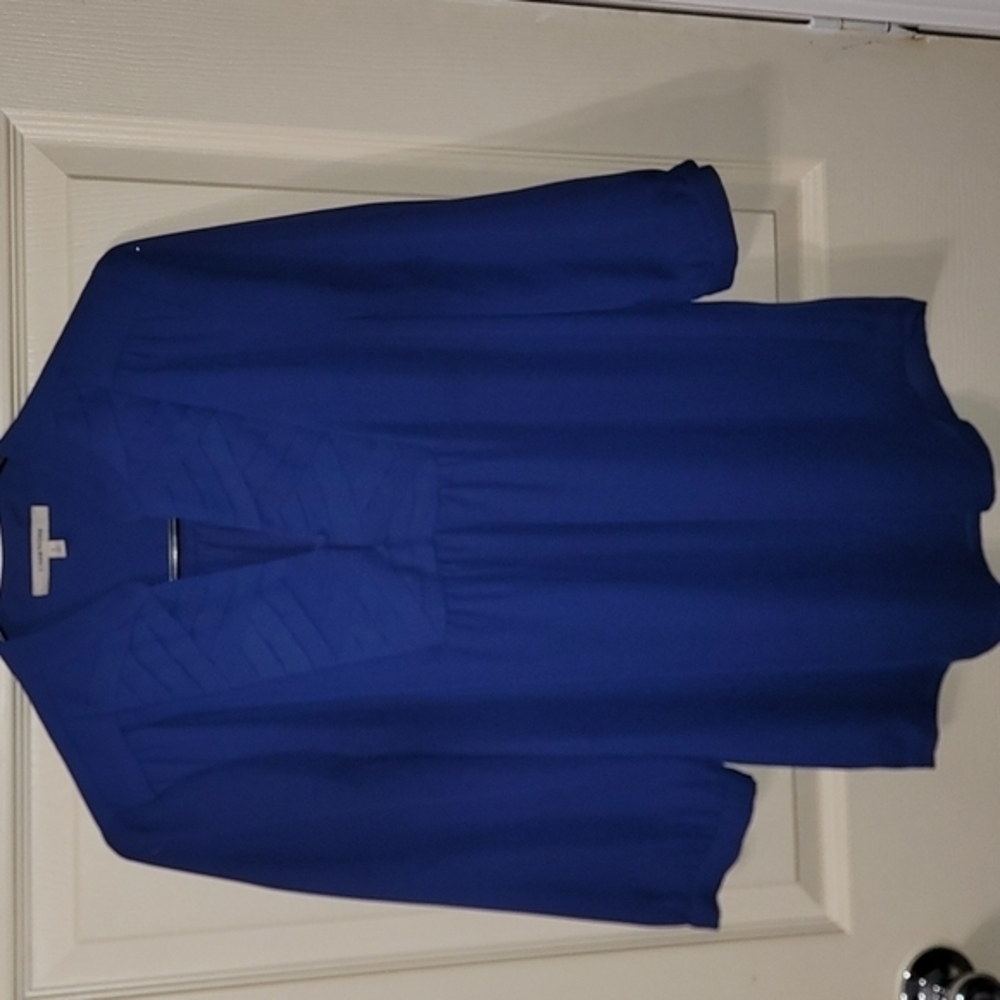 41 Hawthorn Royal Blue Blouse Women's (S). Gently Used/Like New‎ Condition.